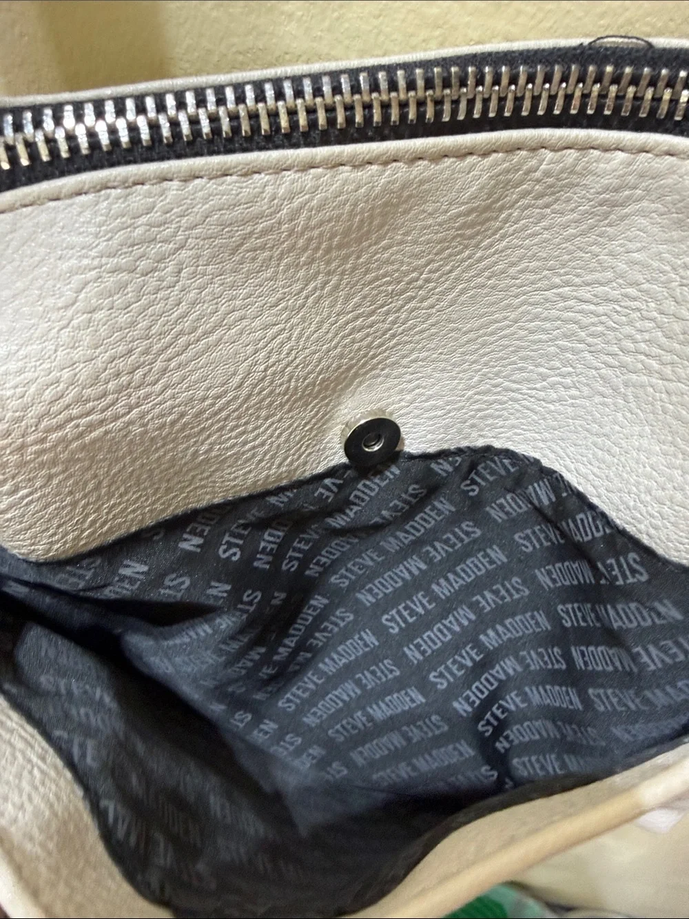 Steve Madden White Crossbody Bag with Tassel